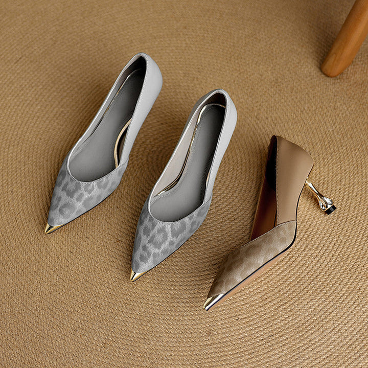 Adria Genuine Leather Heels