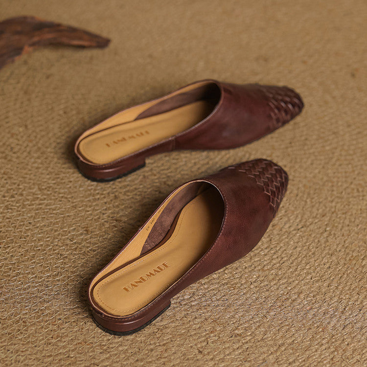 Mira Genuine Leather Mules