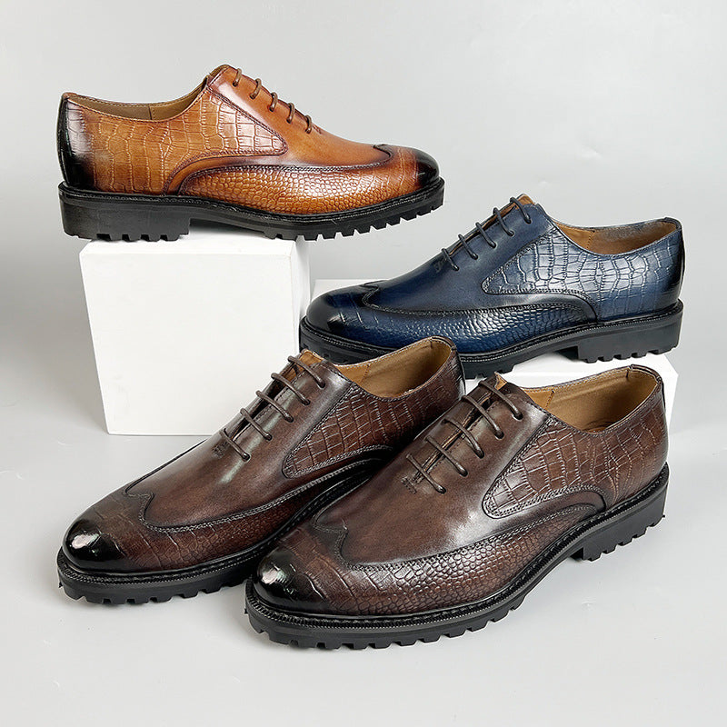Montelli Cowhide Leather Shoes