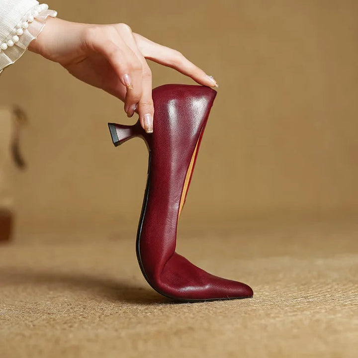 Sienna Genuine Leather Heels