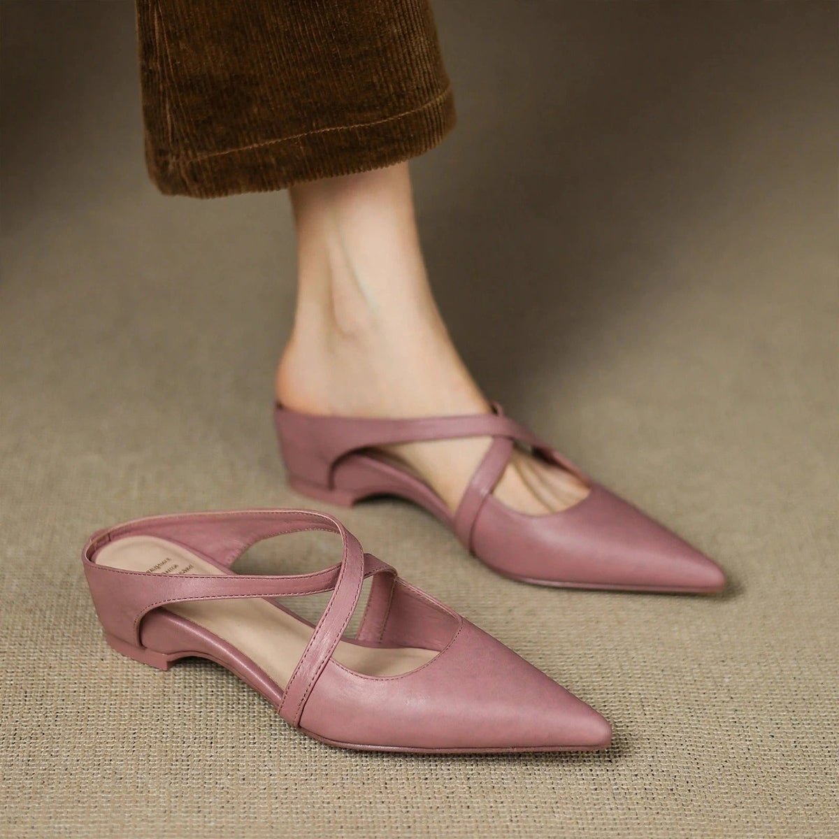 Vera Genuine Leather Mules