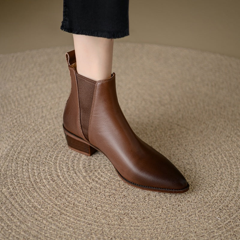 Faye Genuine Leather Boots