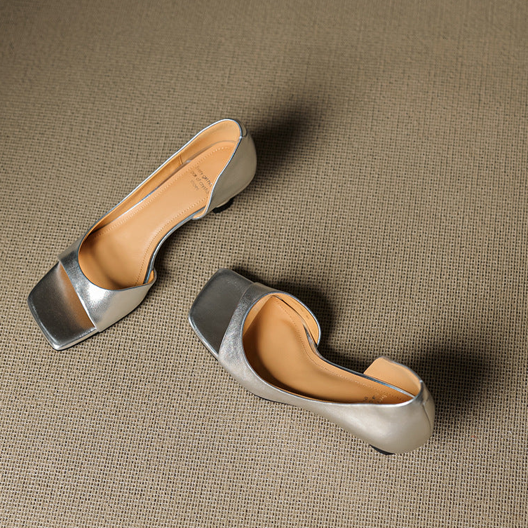 Dalia Genuine Leather Heels