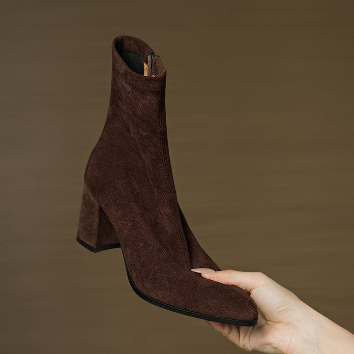 Mara Genuine Suede Boots