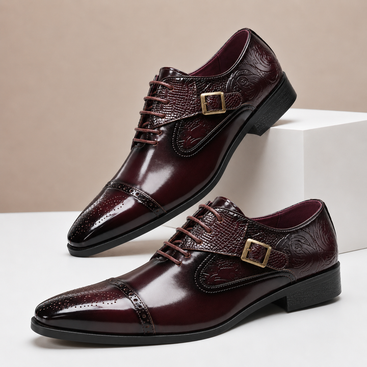 Dovari Cowhide Leather Shoes