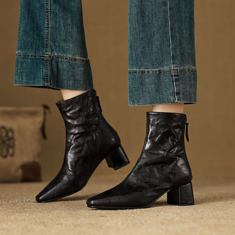 Livia Genuine Leather Boots
