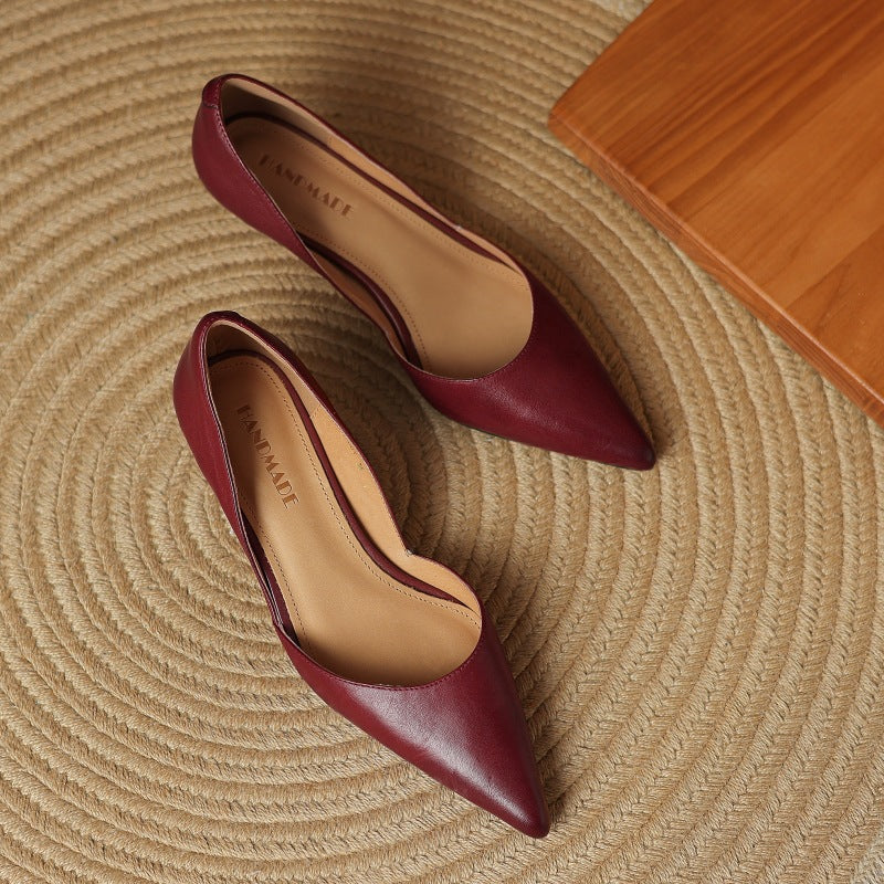 Amara Genuine Leather Heels