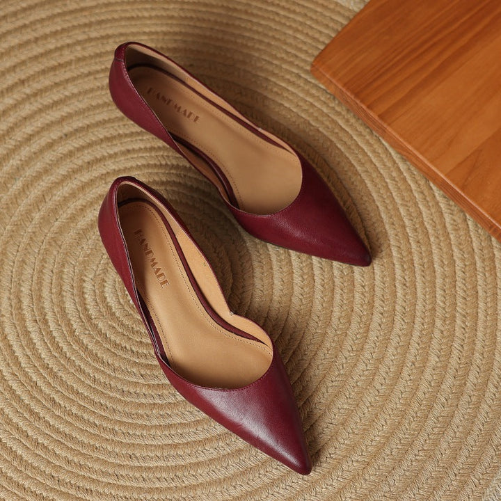 Amara Genuine Leather Heels