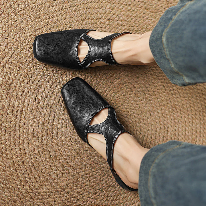 Noemi Genuine Leather Mules
