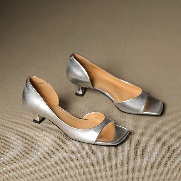 Dalia Genuine Leather Heels