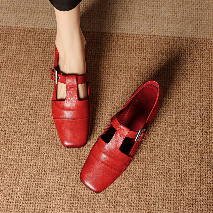 Sofia Genuine Leather Heels