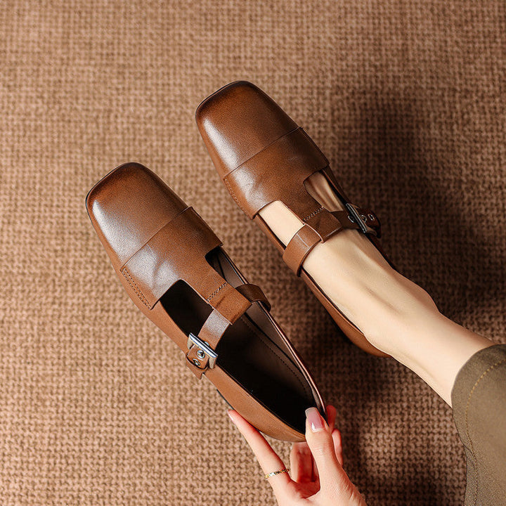 Sofia Genuine Leather Heels