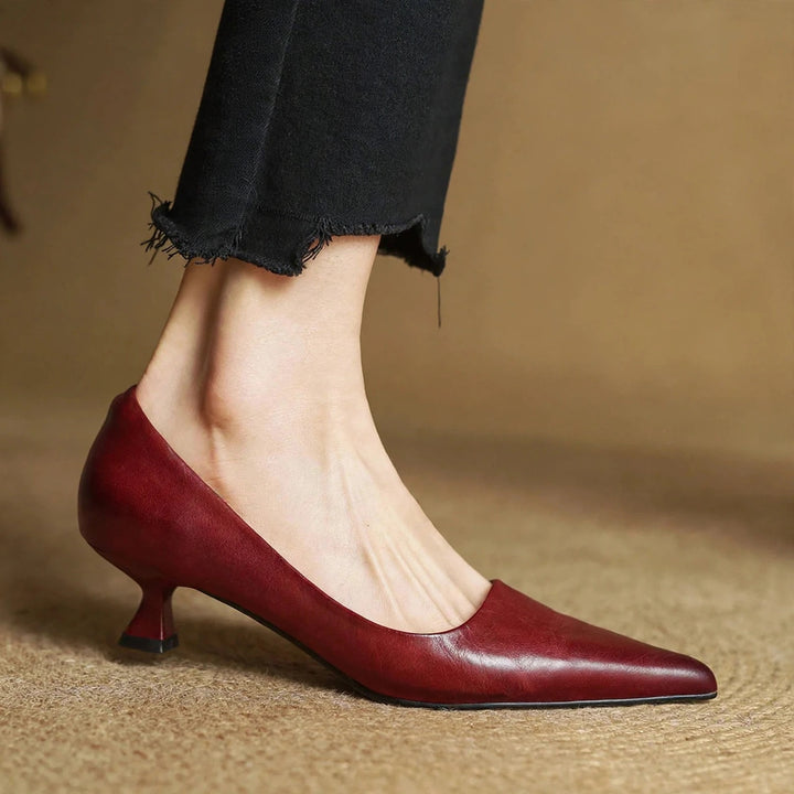 Sienna Genuine Leather Heels
