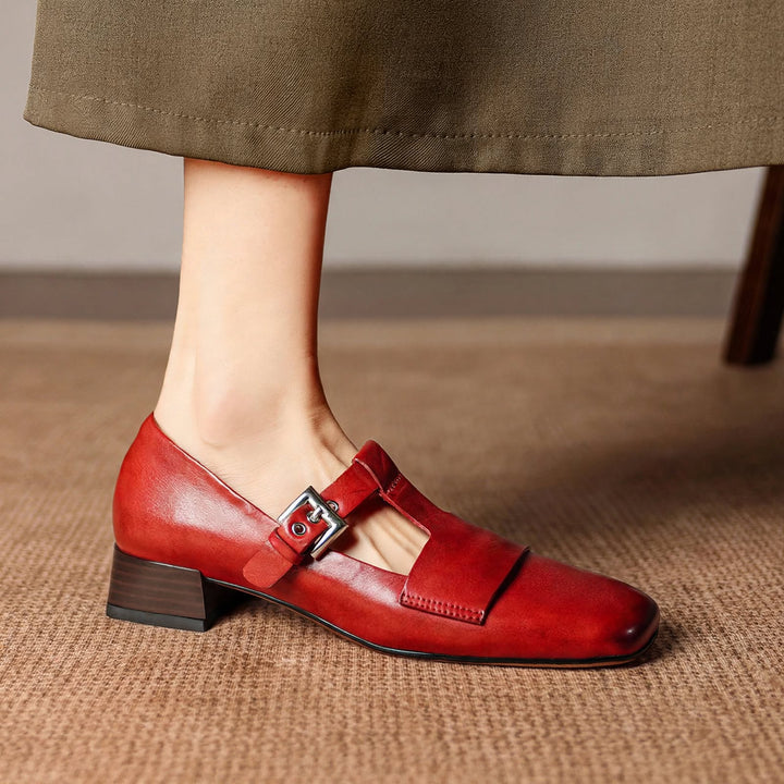 Sofia Genuine Leather Heels