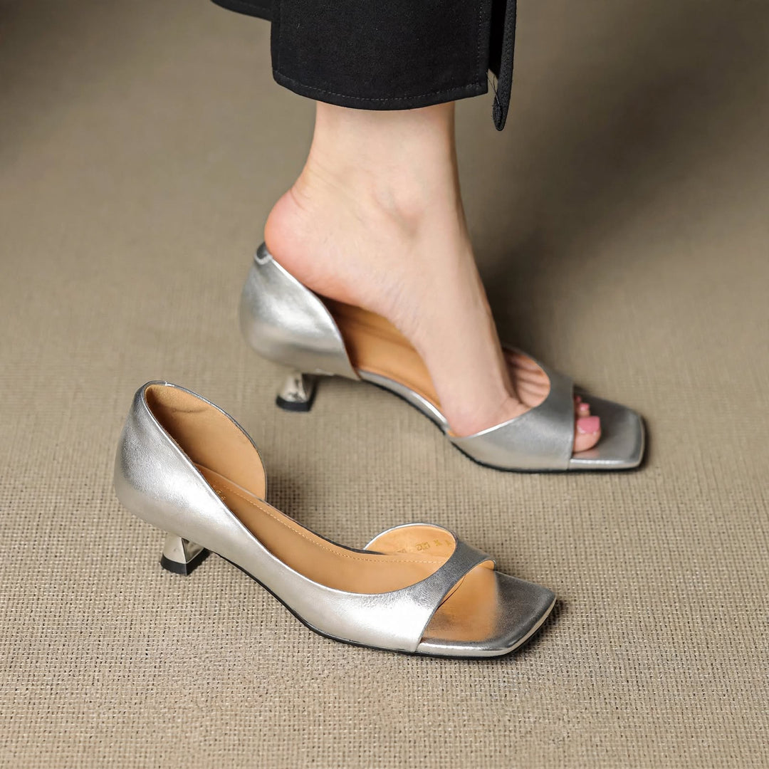 Dalia Genuine Leather Heels